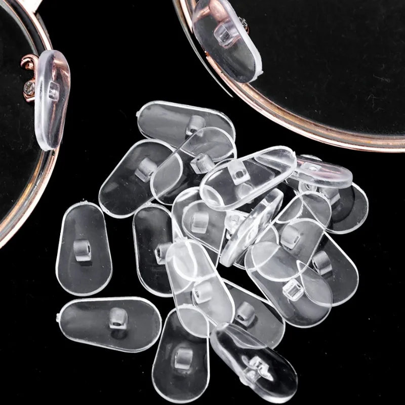 Glasses Nose Pad Parts Set Silicone Transparent Eyeglasses Kit
