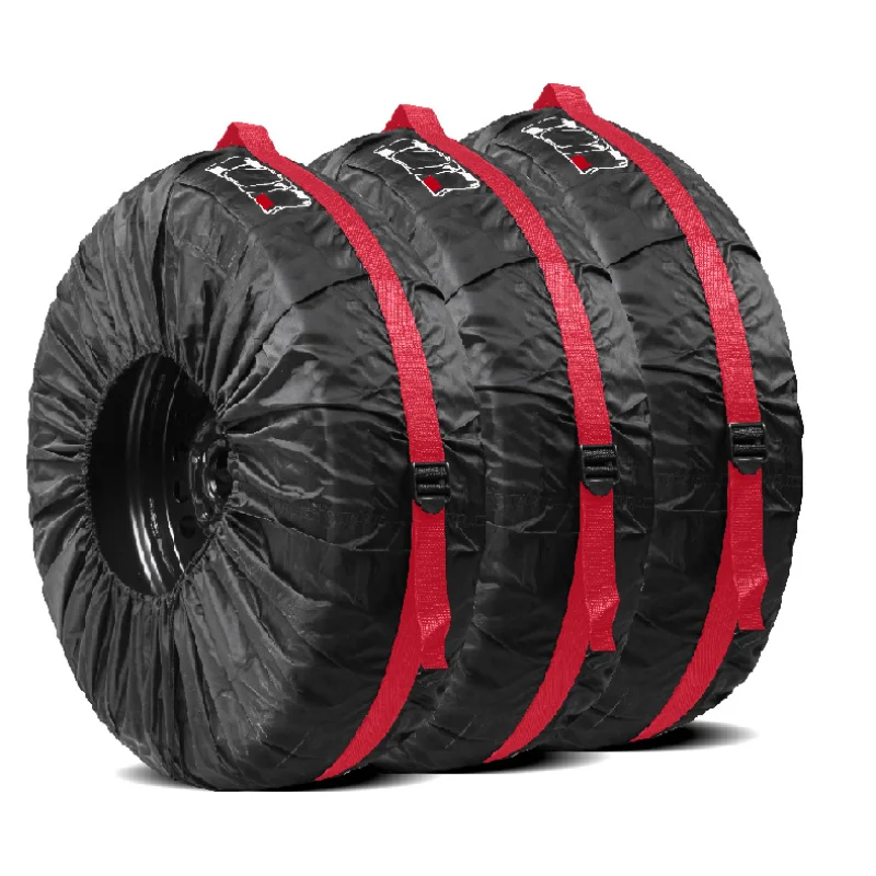 Waterproof Universal Spare Tire Cover Case Polyester Auto Wheel Tire Storage Bags Auto Tyre Wheel Protector Dustproof 1/4pcs/Set tire cover