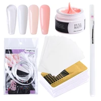 Quick Extension Gel Nail Polish All For Manicure Set Fake Nails Building Gel Brush Extend Mold Nail Tool Accessory Kit BE1800-1 1