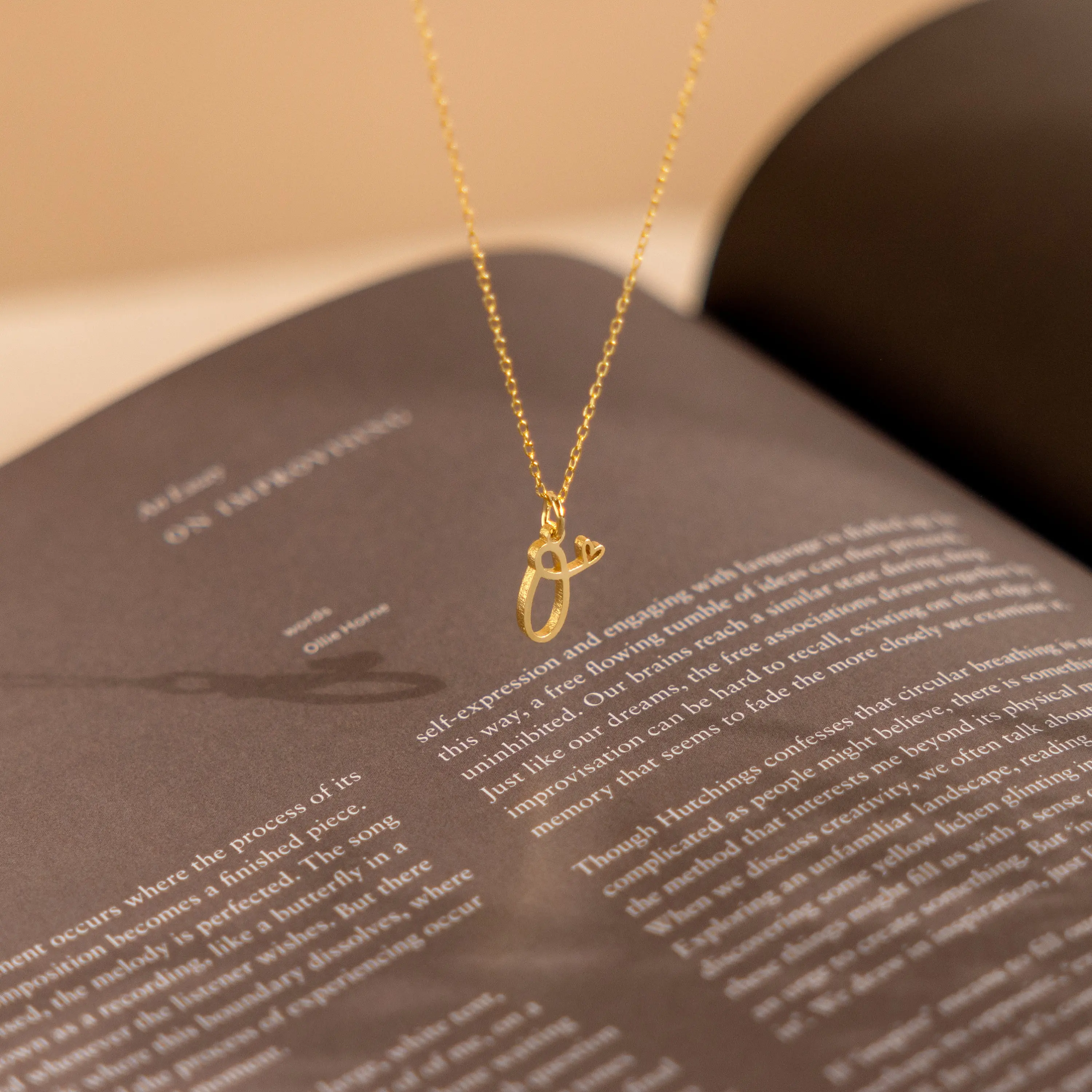 Minimalist Initial Heart Necklace Custom Monogrammed Necklace Stainless Steel Handmade Personalized Text Gift for Her