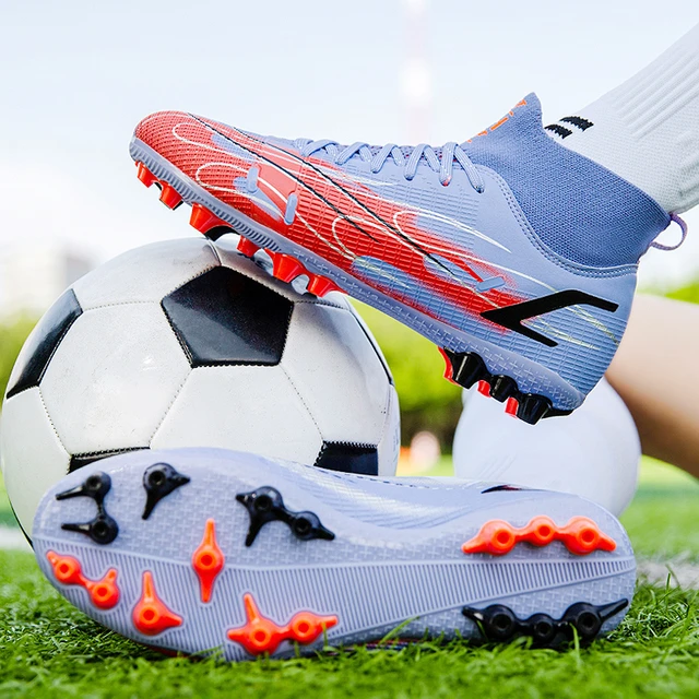 TAN-46-Chaussures de football en plein air, durables, légères, Messi,  baskets d'entraînement de futsal, 33-46