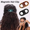 Magnetic Hair Clips Strong Hold Professional Salon Sectioning Clips Non-Slip Styling Clips for Women Girls Hairstyling Tools Set