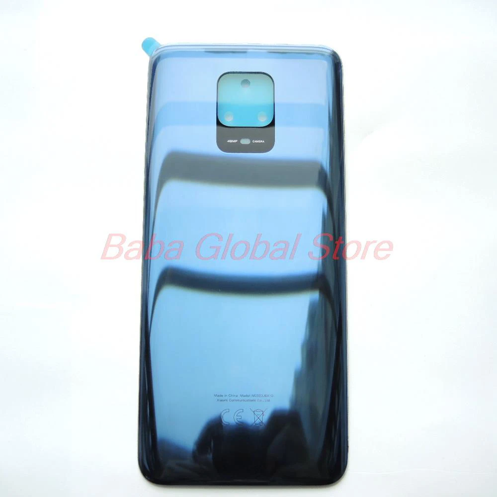 Eonpam Scocca Vetro Posteriore Sostituzione Per Xiaomi Redmi Note 9S Originale Back Cover Coperchio Copribatteria Kit Di Riparazione(Blu - Foto 14