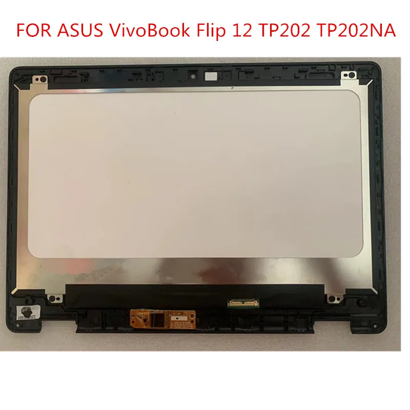 para Asus Vivobook Flip 12 Tp202 Tp202n Tp202na Display Lcd Assembléia Digitador da Tela de Toque com Moldura 30pin hd 1366*768