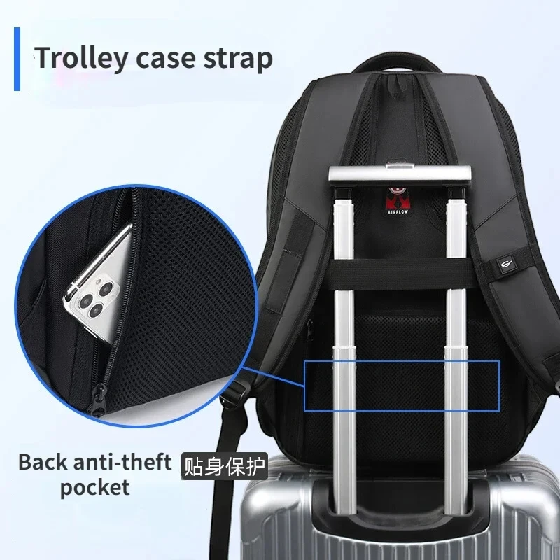 Waterproof Laptop Backpack with USB Charging for Men and Women