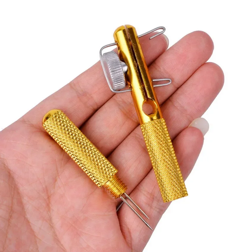 Full Metal Fishing Hook Knotting Tool Tie Hook Loop Making Device & Hooks Decoupling Remover Carp Fishing Accessory fishing tools fishing accessories fishing tool fishing tackle fishing hook fish hook remover
