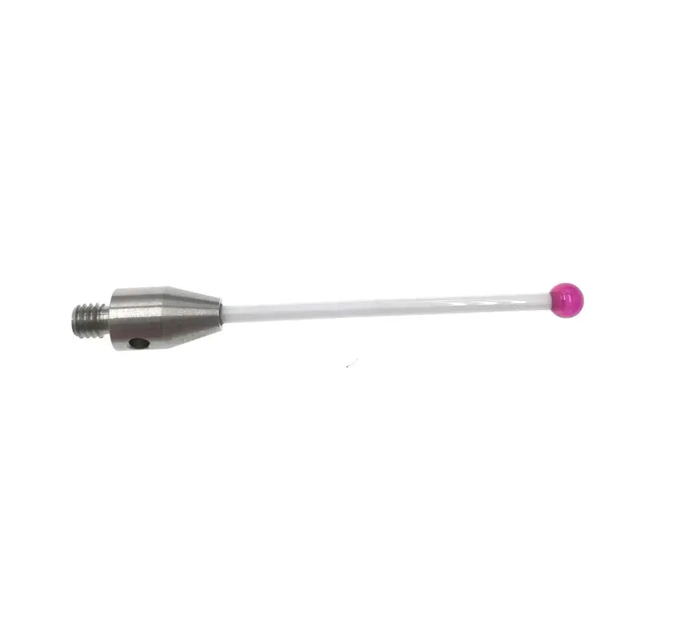 CMM Touch Probe Stylus 4mm Ruby Ball Tips M4 Thread Ceramic Stem 50mm Long A-5003-4799