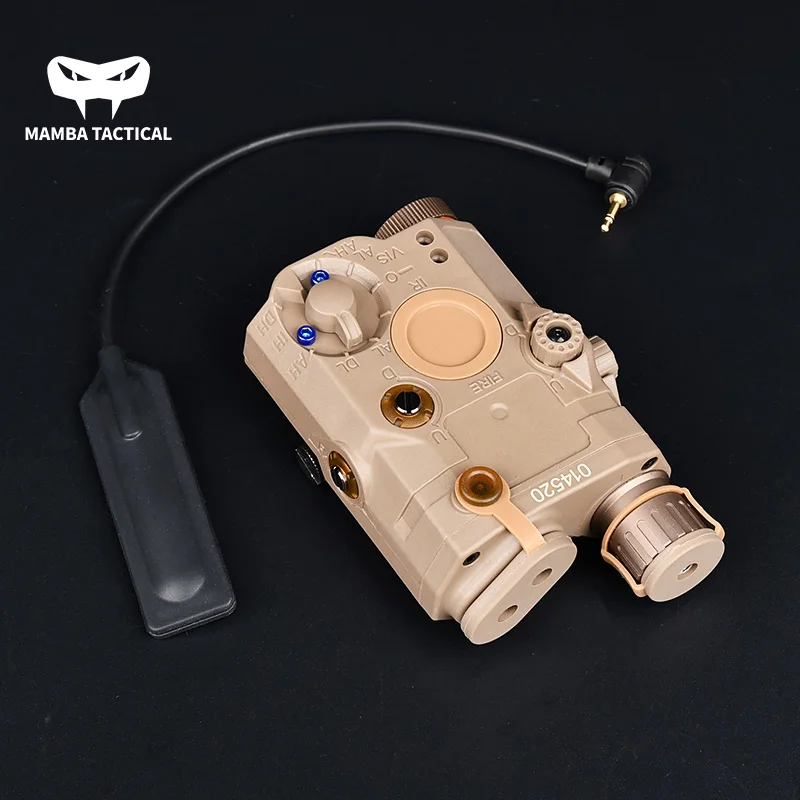 WADSN Tactical LA-5 PEQ15 Red Laser Sight IR Pointer LA5 NGAL CQBL Aiming Weapon For Hunting CS Airsoft Scout Flashlight
