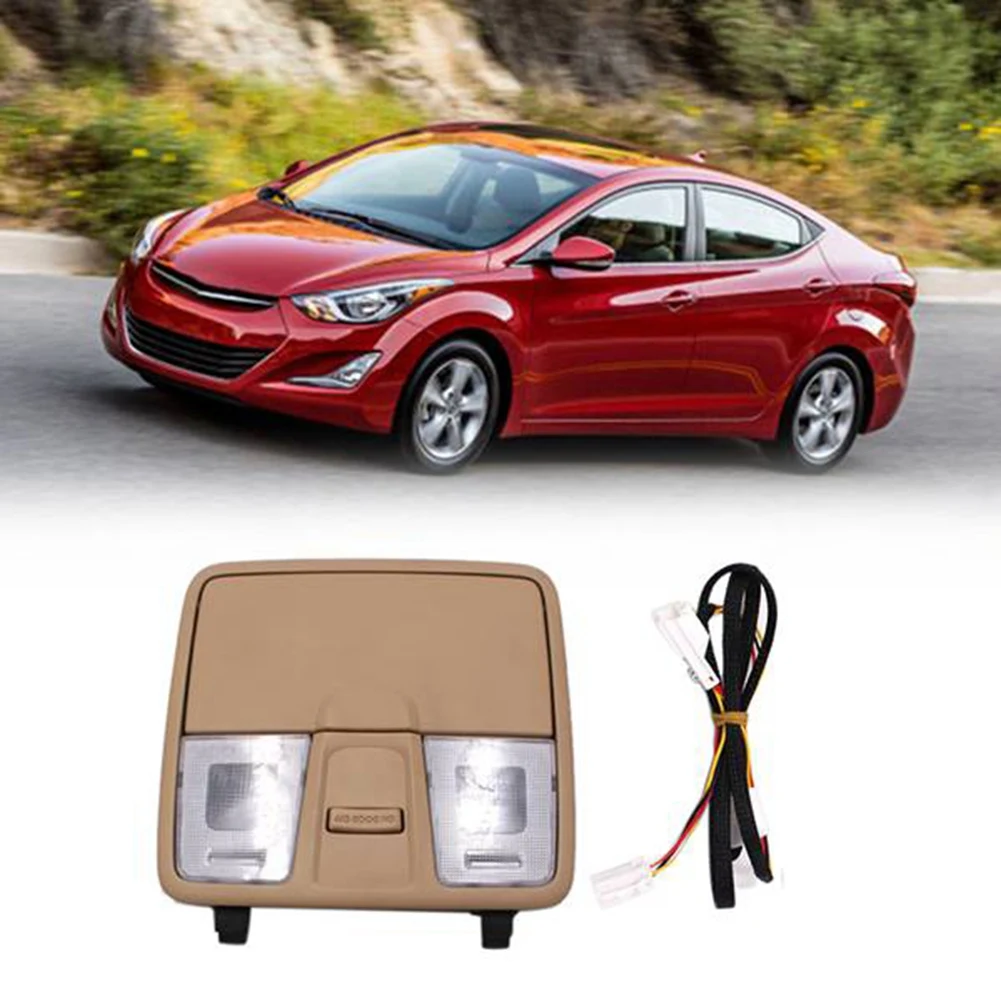 

Car OverHead Light Console Reading Light Assy for Hyundai Elantra GT I30 IX25 2012-2016 Glasses Box Map Roof Light Beige