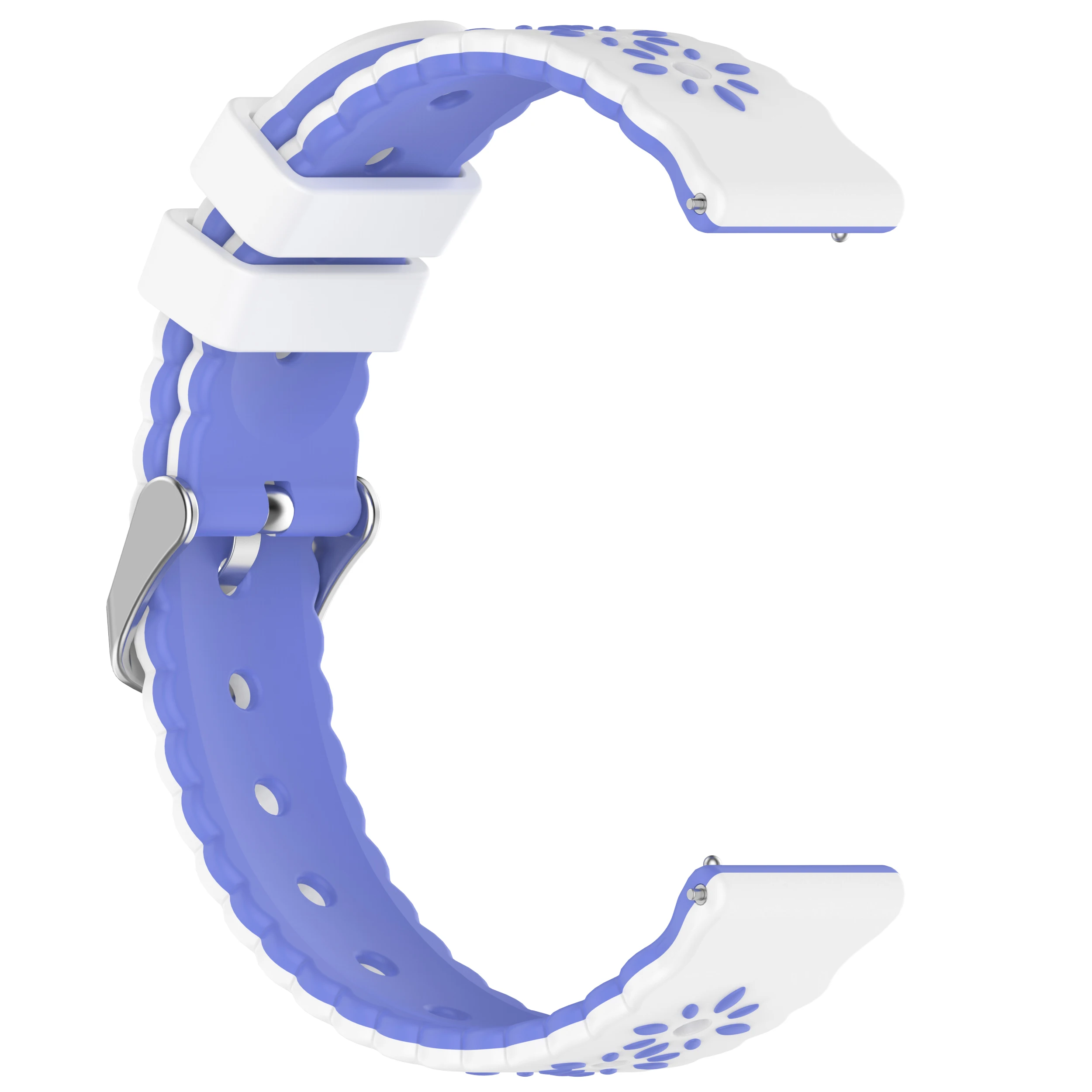 Vibrant 20mm Silicone Watch Strap – Colorful Collection