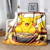 6 Size Warm Soft Pokémon Stitch Pikachu Print Blanket Fluffy Children and Adults Sofa Plush Bedspread Throw Blanket for Sofa Bed 5