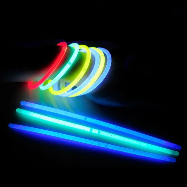 50Pcs Party Fluorescence Light Glow Sticks Bracelets Necklaces