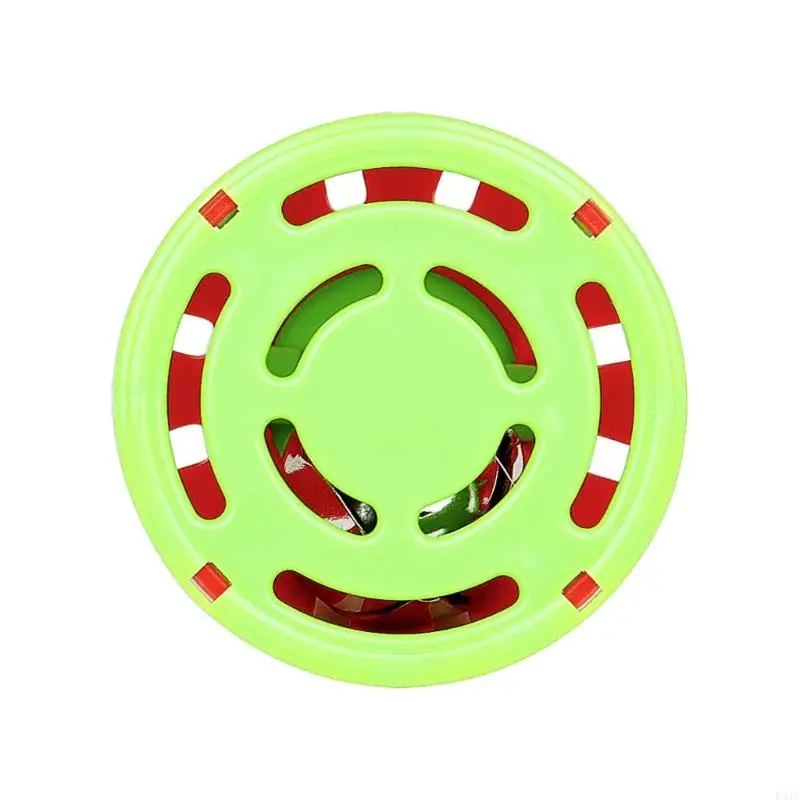 F2TC Handheld Rattles for Early Learning Music Toy Baby Cage Bells, Cage Bells Educational Toy Bells Handheld
