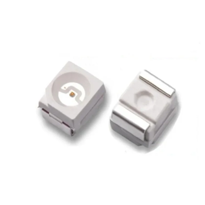 100 SMD LED 골드 와이어, 레드, 블루, 옐로우, 그린, 오렌지, 핑크, 퍼플, 바이올렛 20mA, 3528 개