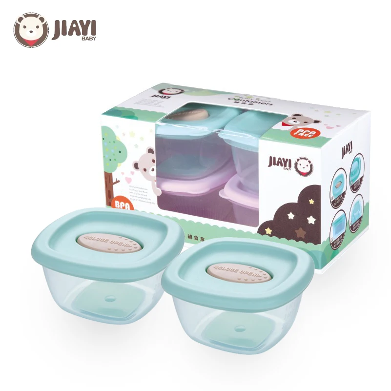 

Four Lattices Baby Portable Milk Powder Container,Food Storage Box,Convenient Cute Design,Infant Dispenser BPA Free