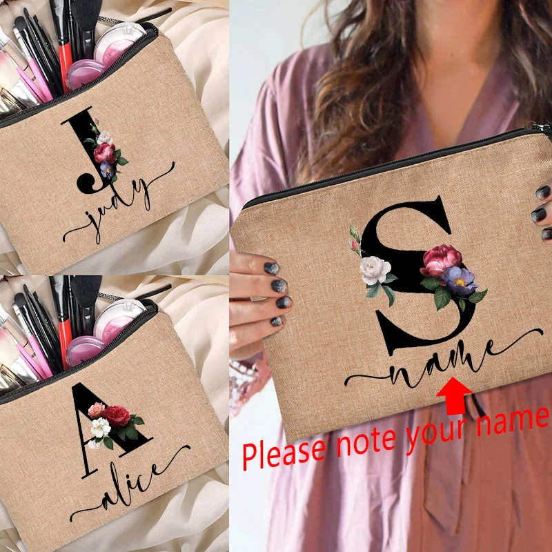 Personalised cosmetic bag best sale