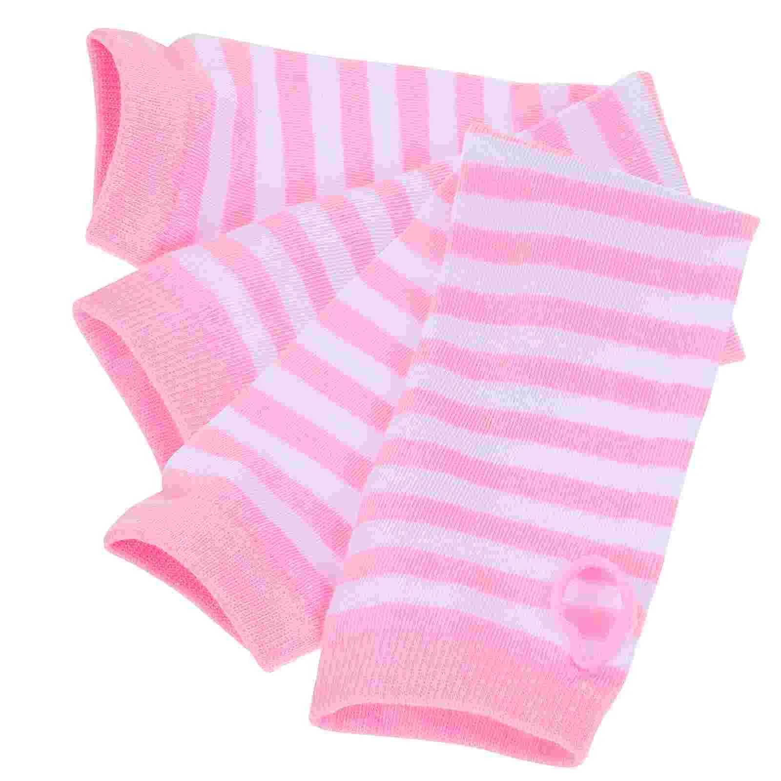 

1 Pair of Women Long Oversleeve Fingerless Gloves Arm Warmers Knit Oversleeve Thumbhole Gloves