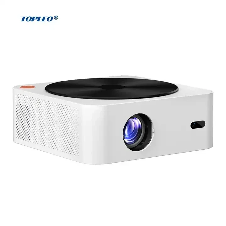 

Topleo Mini Media Android Projector Smart Online Business Office home Android 4k Lcd portable projector