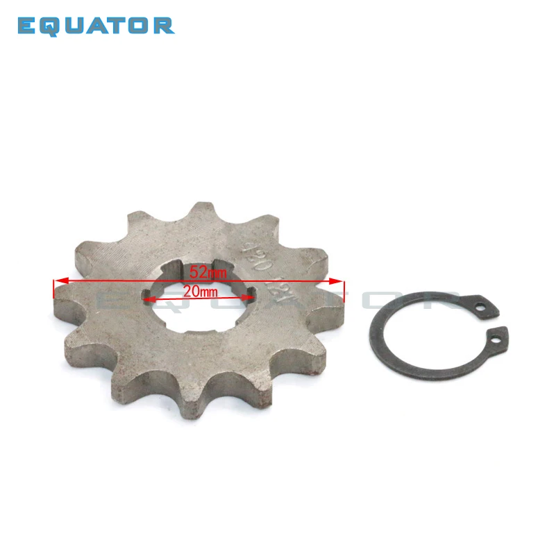 420 20mm 10T 11T 12T 13T 14T 15T 16T 17T 18T 19T 20T Engine Sprocket for motorcycle ATV Dirt Pit Bike Go Kart 4 Wheeler Quad