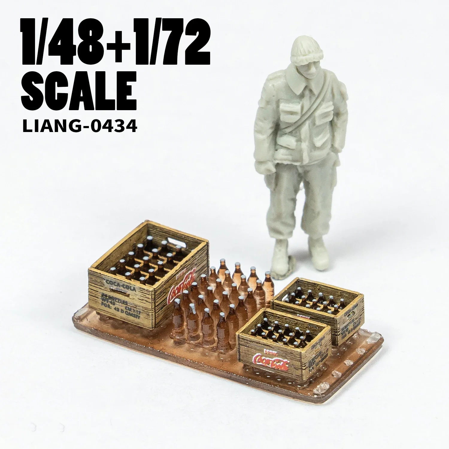 LIANG Model Scene Accessories 0431-34 Beer Soda Basket Classic Modern 1/35 1/48 1/72 5