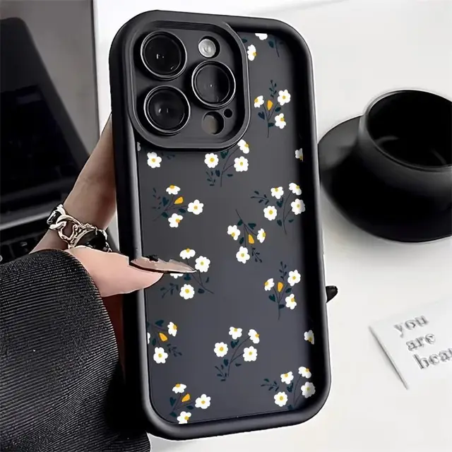 Daisy Flower Silicone Case iPhone - Image 2