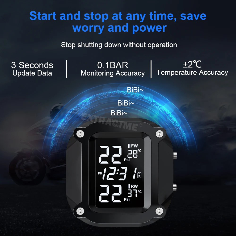 Extractme  TPMS  Ÿ̾ µ 溸 , USB , LCD ÷, Ÿ̾ з ͸ ý