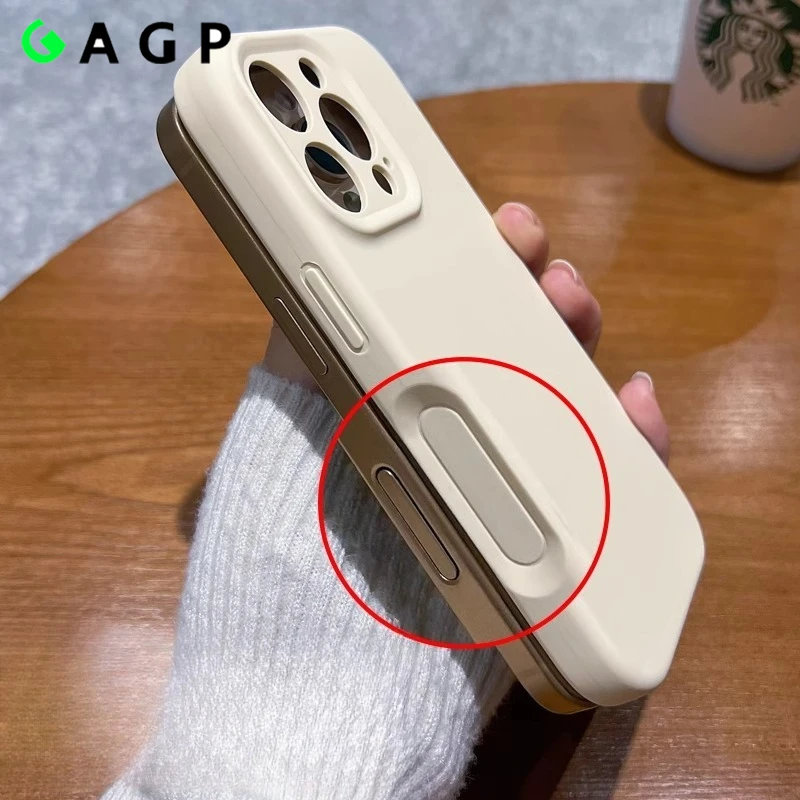 Sensitive Camera Control Button Liquid Silicone Shockproof Phone Case - Soft, Slim Back Cover