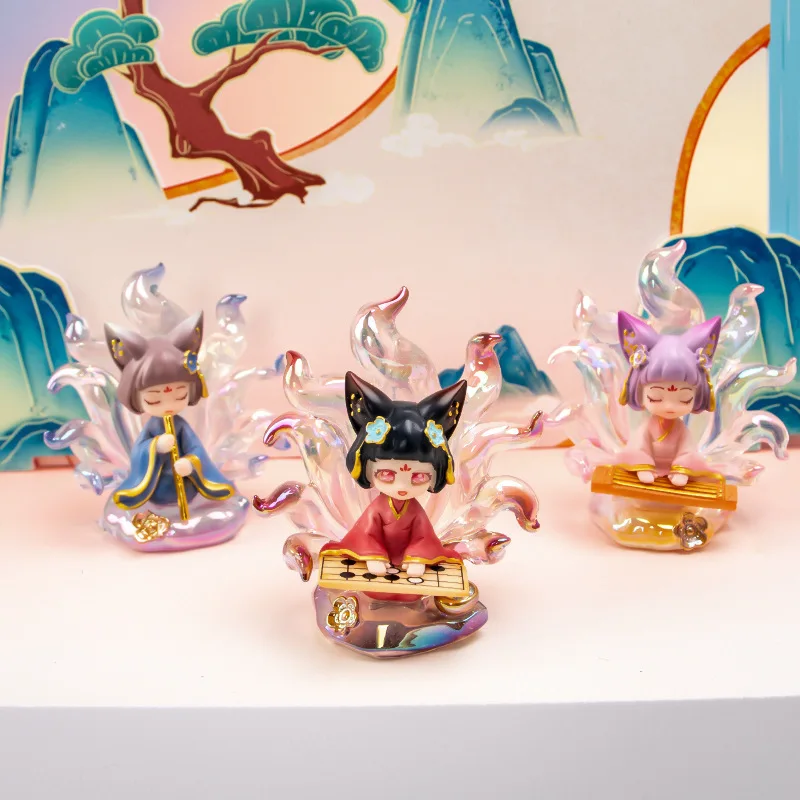 China-Chic Ancient Wisdom Immortal Nine Tailed Fox Blind Box