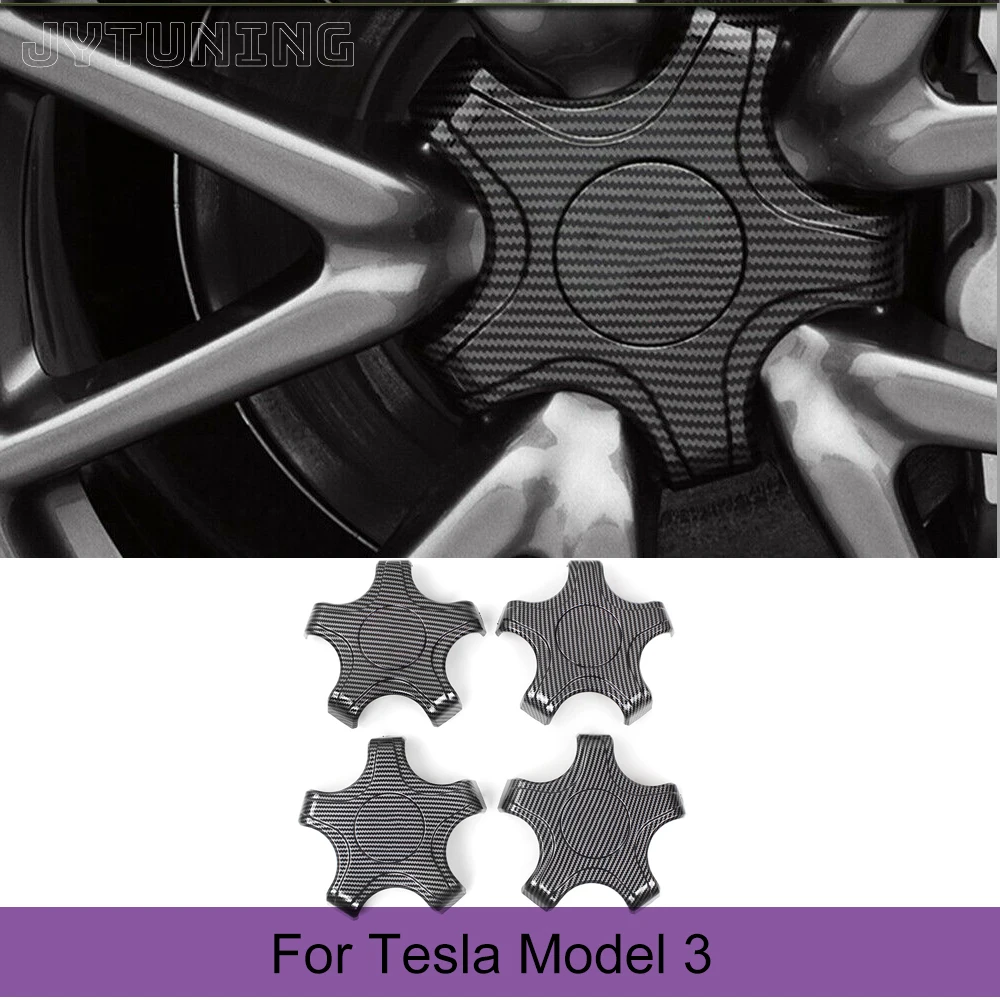 

Five Claw Wheel Center Caps Hub Cover for Tesla Model 3 Lug Nut Covers Model 3 Hubcaps Car Decoration Modification ABS 2017-2022