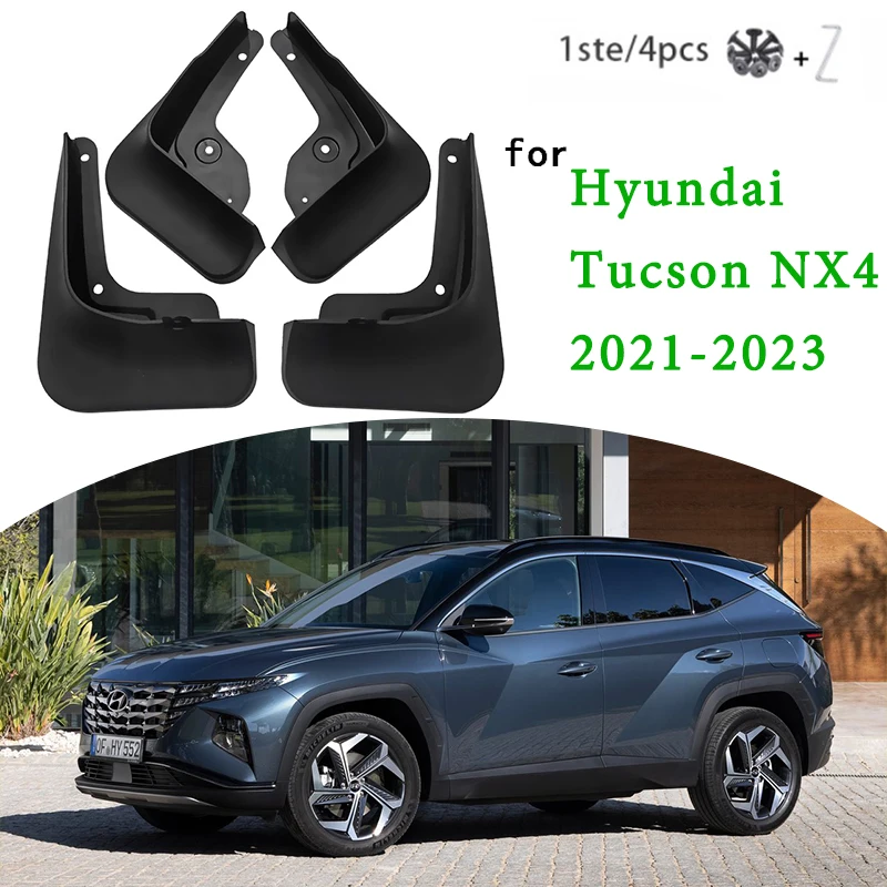 Kotflügel Schmutzfänger Für Hyundai Tucson NX4 2021-2025 - 4-tlg. Set Ohne Bohren
