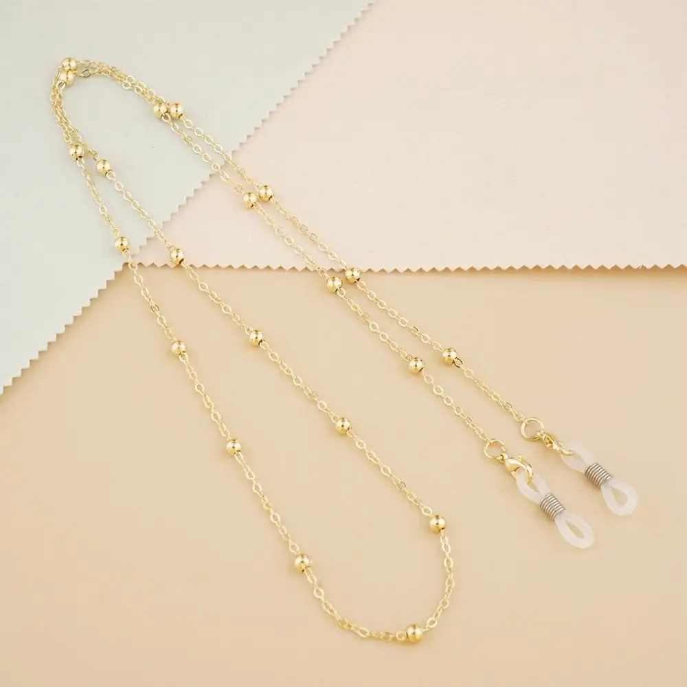 

Beads Chain Hanging Neck Metal Chain Anti-lost Mask Lanyard Sunglasses Chains Metal Glasses Chain Mask Chain Spectacle Cord