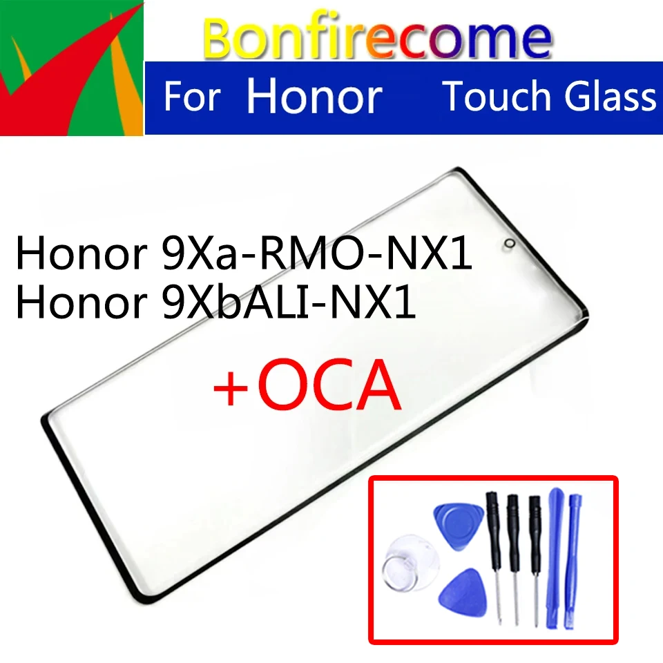 Honor X9a RMO-NX1 X9b ALI-NX1 터치 스크린 LCD 전면 유리, OCA 접착제 교체