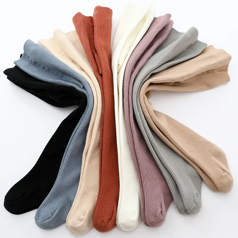Warm Solid Color Thickened Tights for Babies and Little Girls-1 Pcs 5