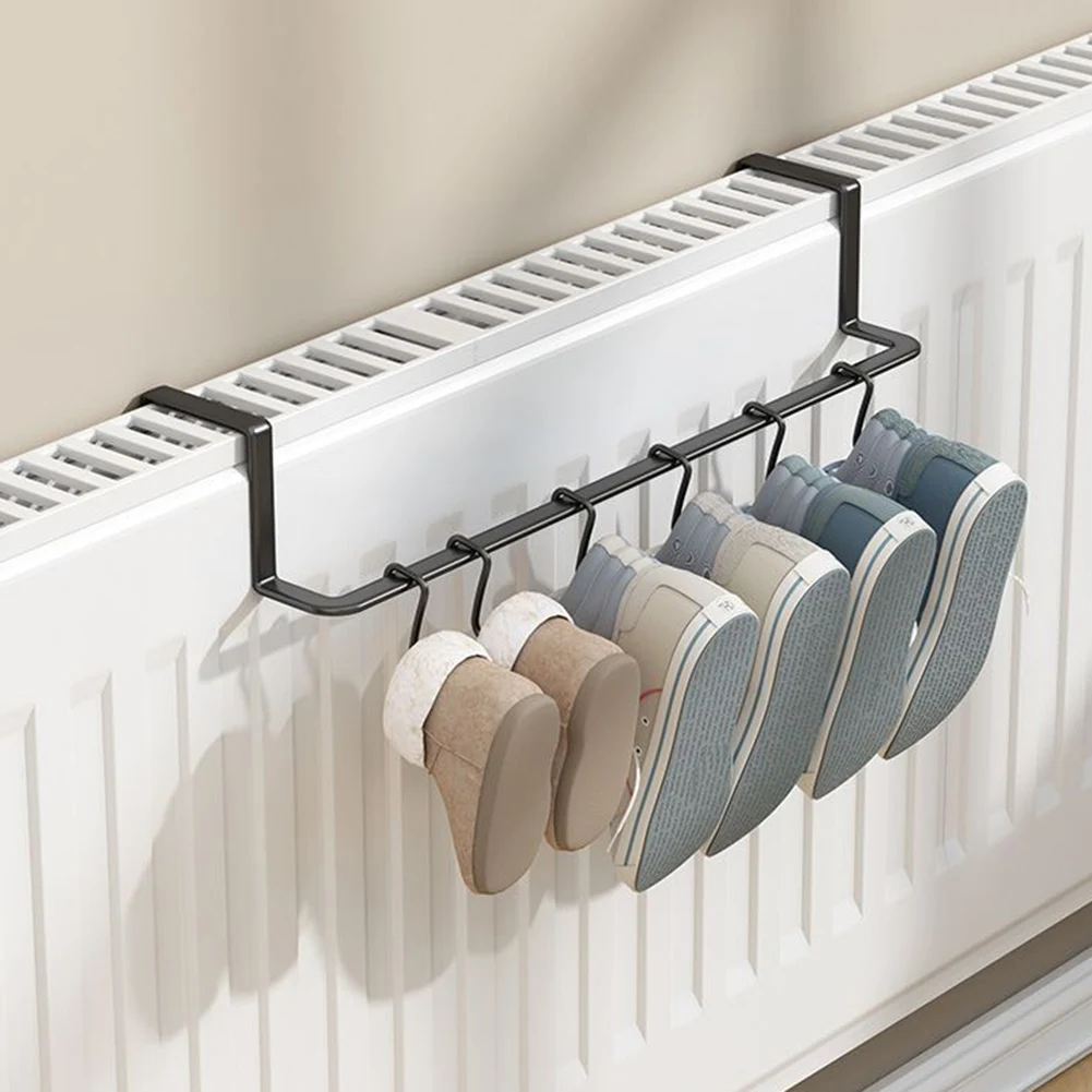 Radiator Towel Rail Heating Towel Rail For Radiator With Hook Hanging Multifunctional Storage Bathroom Accessories