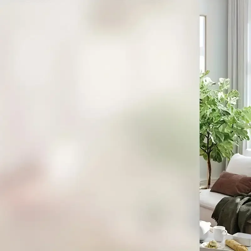 סרט פרטיות לחלונות זכוכית מטופחת סרט חלון לחדר האמבטיה מתאים להגנת הפרטיות בבית ובמשרד