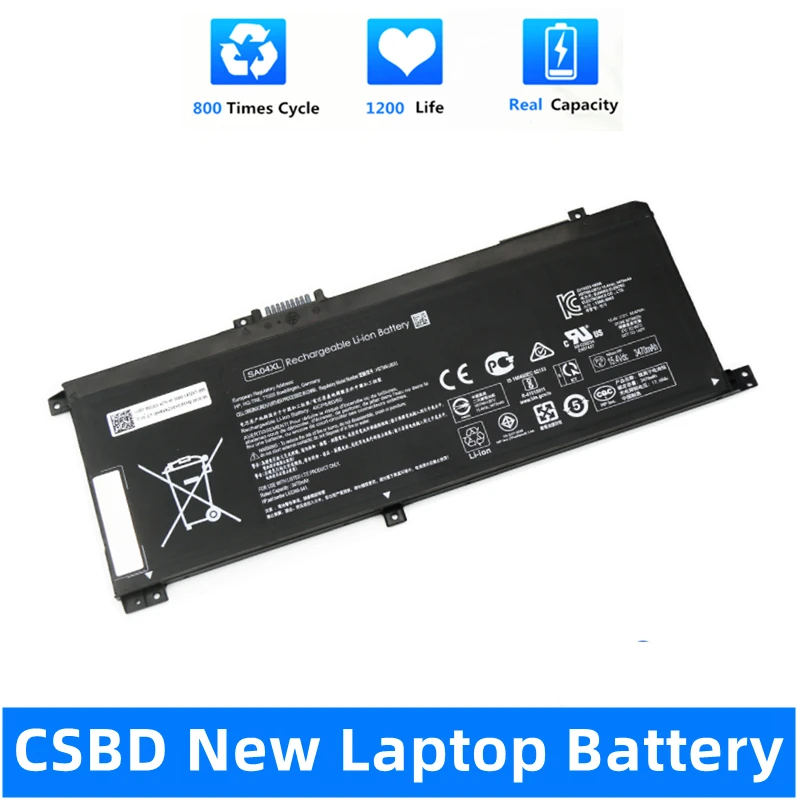 

CSBD New SA04XL Battery for HP ENVY X360 15-dr0003TX 15-ds0000nc 15-ds0000ng 15-ds0000na 15-ds0000ur HSTNN-OB1G L43267-005