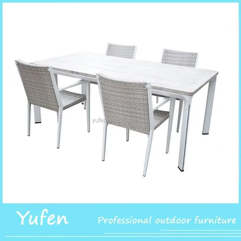 Rattan furniture outdoor high bar tables and chairs