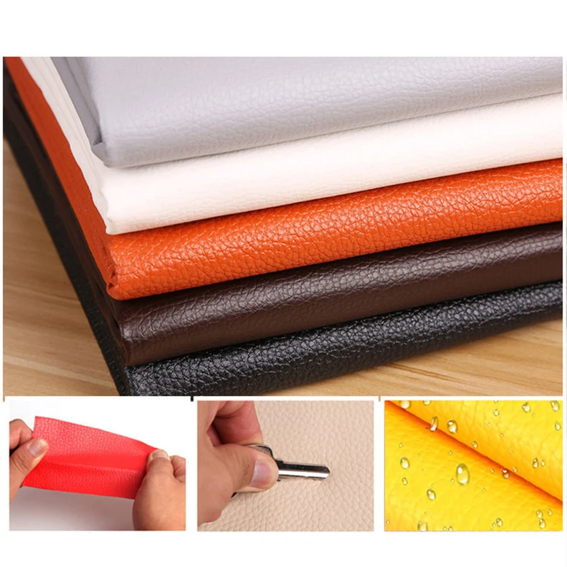 Leather Furniture Refurbish PU Fabric Leather Self-Adhesive Fix Patch Sofa  Repair Subsidies PU Fabric Stickers Patches DIY Patch