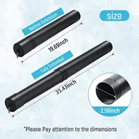 Extendable Poster Tubes Waterproof Drawings Transport Tubes Multipurpose Artwork Carrying Case Lightproof Drawings Storage Tube 6