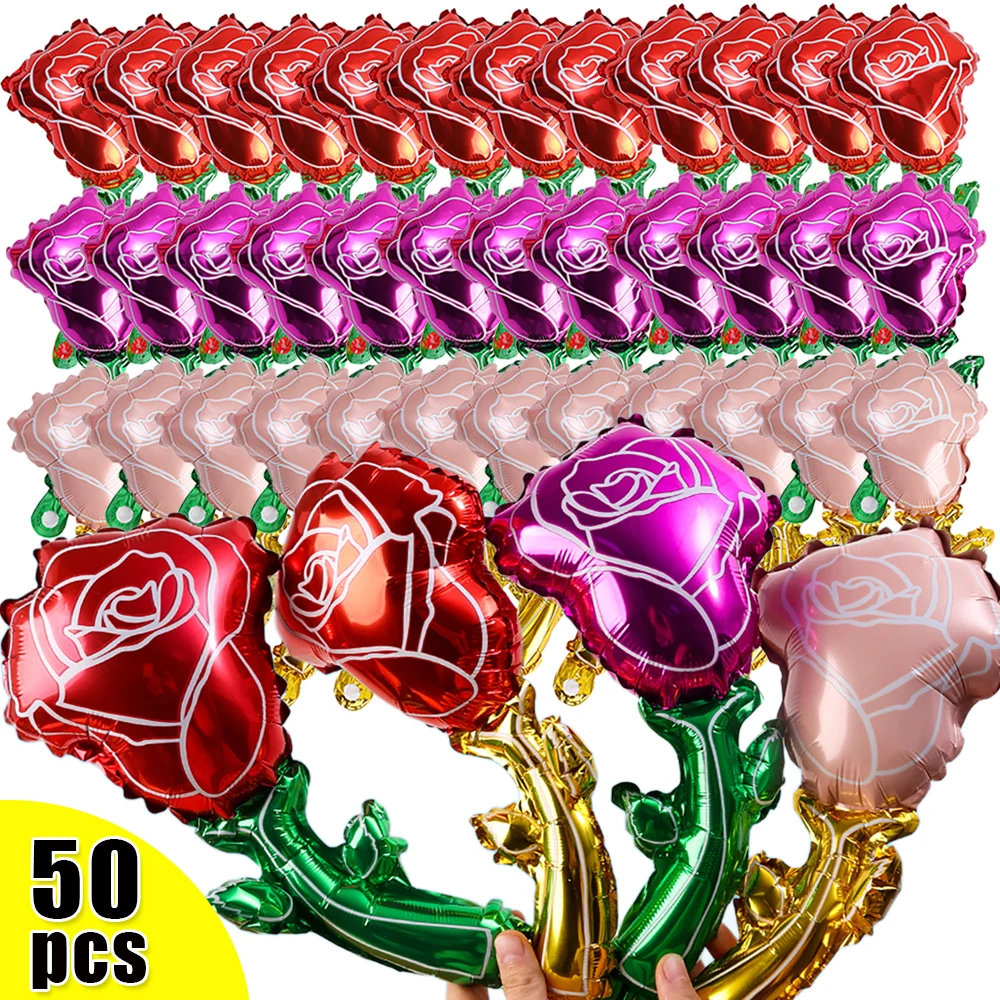 

50/5 шт., мини-шары из алюминиевой пленки