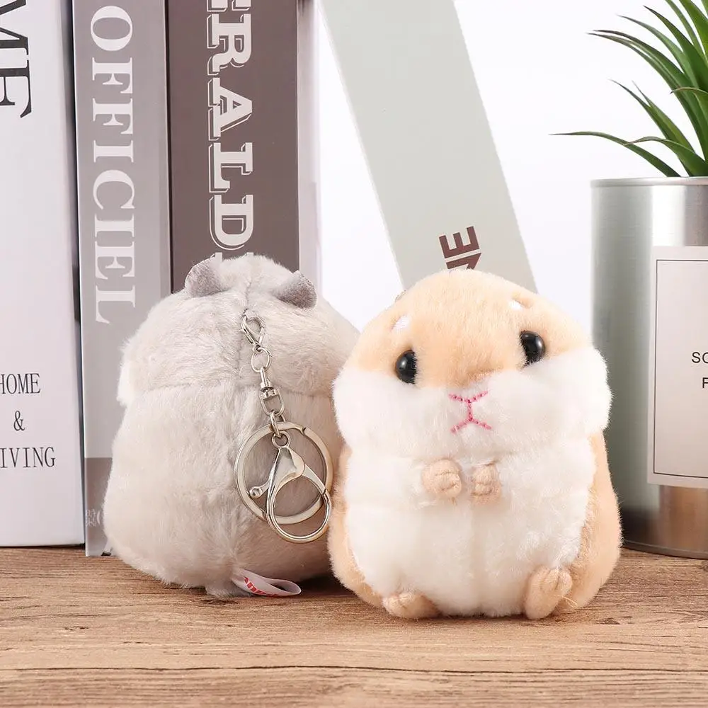

Kawaii Animal Cute Soft Plush Key Chain Hamster Doll Mouse Toy Birthday Gift