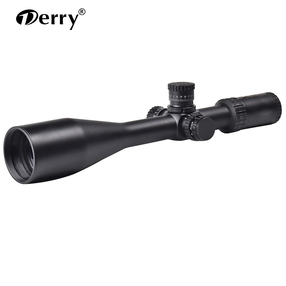 Derry 5 25x56 FFP Illuminated Reticles Optics Riflescope Mil Dot