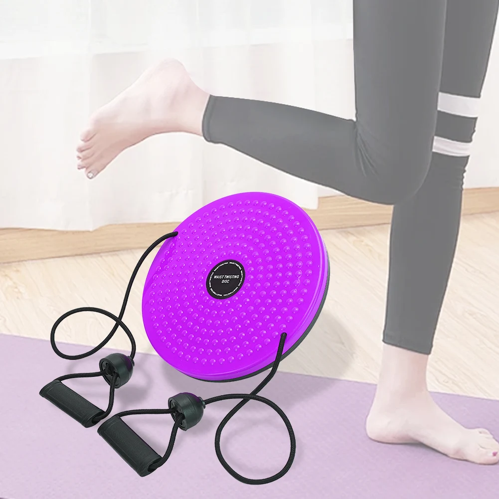 Waist Trainer Twisting Disc Handles Ab Twist Waist Disc Board Massage Foot Sole Slimming Balance Rotating