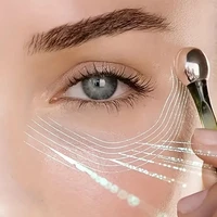 1pc Eye Roller Massage Stick Eye Cream Applicator Cosmetic Spatula Anti Wrinkle Facial Spoon Gold Alloy Face Thin Skin Care Tool 4