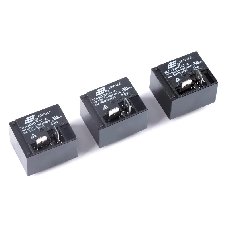

5PCS Original Novo Relé SLI-05VDC-SL-A SLI-12VDC-SL-A SLI-24VDC-SL-A 30A 4PIN V 12 24 Relé de Potência Substituível HF2160-1A-12