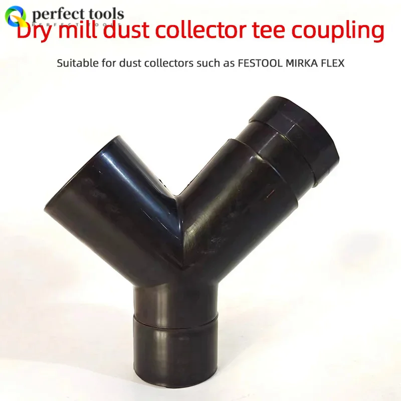 Three-Way Application FESTOOL MIRKA FLEX Electric Dust Collector Dust Hose Y-Connector Rotary Adapter Accessories for vacuum cleaner dust collecting bucket tee joint multi station construction adapter can be used for festool mirka flex