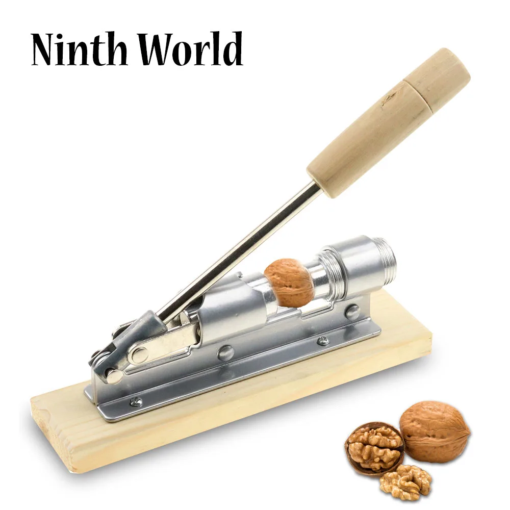 Manueller Nussknacker aus Edelstahl, mechanischer Schäler, Walnuss-Nussknacker, schneller Öffner, Küchenutensilien, Obst und Gemüse