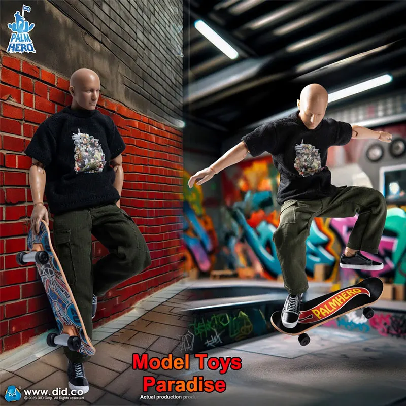 Did Sf80004 1/12 Men Soldier Skater Boy Palm Hero True Music Series Set Completo 6 ''Action Figure Regali Per Fan Da Collezione