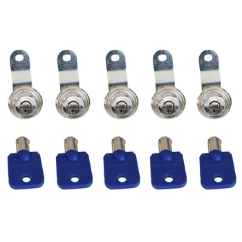 5 Pack 27mm Tubular Cam Locks for Arcade Machines 1