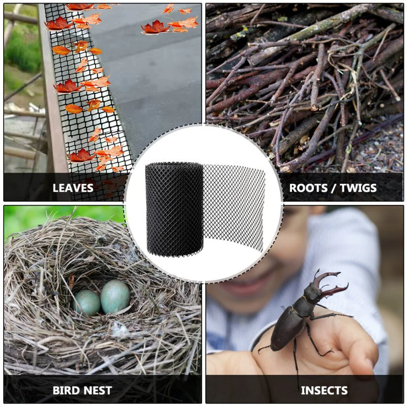 15cm x 6m Anti-Falling Net Mesh Strainer Filter Garden Bird Net Fence Gutter Guard From Leaves Twigs Branches Plastic Mesh Tool